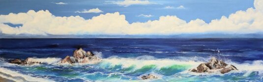 Brandung und Meer